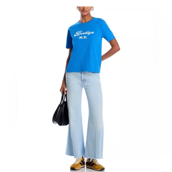 MOTHER The Twister High Rise Ankle Wide Leg Jeans in Cowabunga Sz 31 - Picture 11 of 14